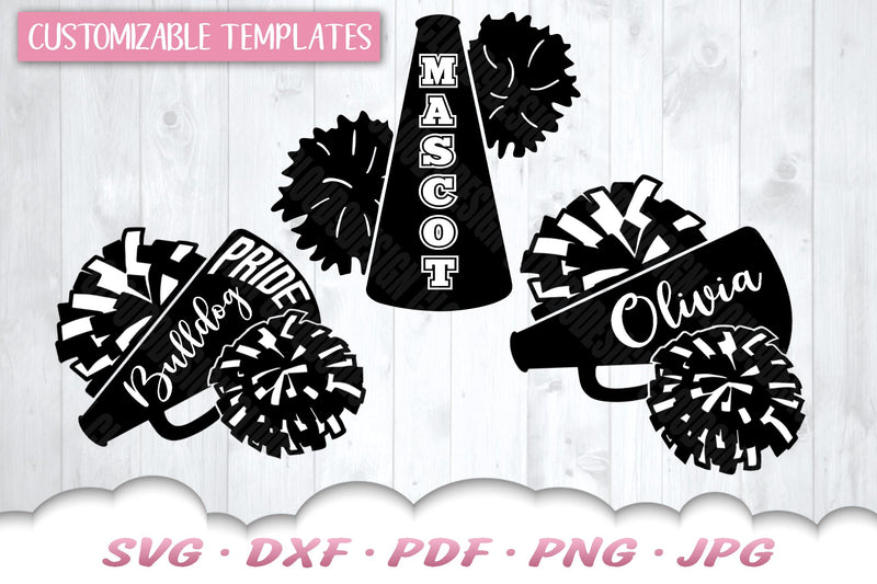 Cheer SVG Bundle | Cheerleader SVG - So Fontsy