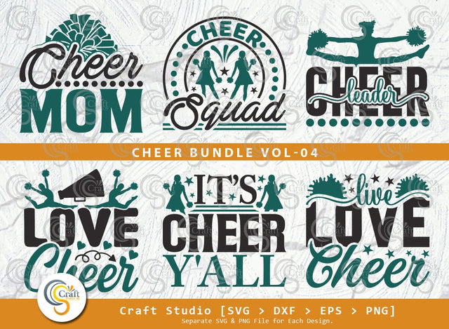 Cheer SVG Bundle, Cheerleading Svg, Cheer Svg, Cheer Life Svg, Cheer Quotes, Cheer Cutting File SVG ETC Craft 