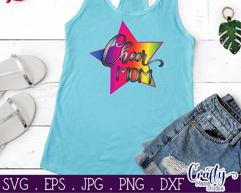 Cheer Svg - Cheer Mom Svg - Cheerleading Svg SVG Crafty Mama Studios 