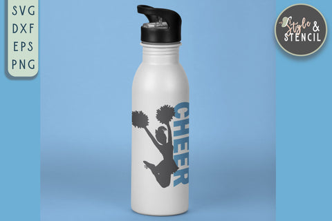 Cheer SVG | Cheerleader SVG Style and Stencil 
