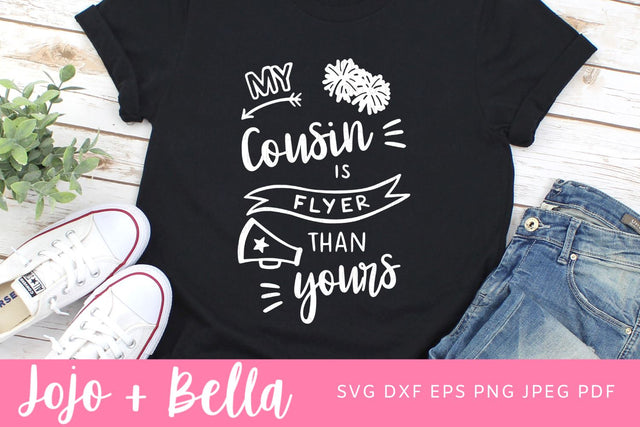 Cheer Svg, Cheerleading Svg, Cousin Svg, Cheer mom Svg, Cheerleader svg, Svg, Svg Files for Cricut, Sublimation Designs Downloads SVG Jojo&Bella 