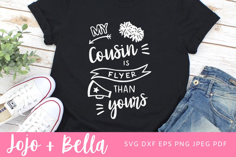 Cheer Svg, Cheerleading Svg, Cousin Svg, Cheer mom Svg, Cheerleader svg, Svg, Svg Files for Cricut, Sublimation Designs Downloads SVG Jojo&Bella 