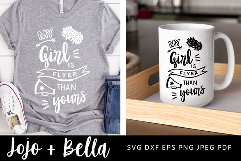 Cheer Svg, Cheerleading Svg, Girlfriend Svg, Cheer mom Svg, Cheerleader svg, Svg, Svg Files for Cricut, Sublimation Designs Downloads SVG Jojo&Bella 