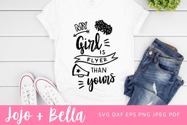 Cheer Svg, Cheerleading Svg, Girlfriend Svg, Cheer mom Svg, Cheerleader svg, Svg, Svg Files for Cricut, Sublimation Designs Downloads SVG Jojo&Bella 