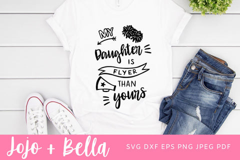 Cheer Svg, Cheerleading Svg, Pom Pom Svg, Cheer mom Svg, Cheerleader svg, Svg, Svg Files for Cricut, Sublimation Designs Downloads SVG Jojo&Bella 