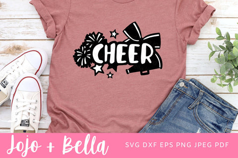 Cheer Svg, Cheerlife SVG, Cheerleading Svg, Megaphone Svg, Cheerleader Svg, Cheer Cone Svg, Pom Poms Svg, Cheer Cut File, Cricut, silhouette SVG Jojo&Bella 
