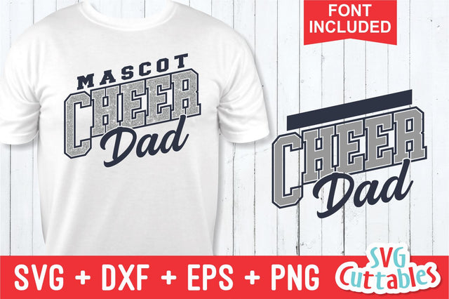 Cheer svg Cut File - Cheer Dad - Cheer Template 0045 - svg - eps - dxf - Cheerleader - Megaphone - Silhouette - Cricut - Digital Download SVG Svg Cuttables 