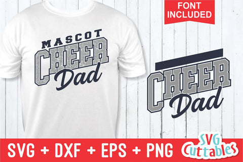 Cheer svg Cut File - Cheer Dad - Cheer Template 0045 - svg - eps - dxf - Cheerleader - Megaphone - Silhouette - Cricut - Digital Download SVG Svg Cuttables 