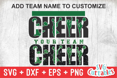 Cheer svg Cut File - Cheer Dad - Cheer Template 0048 - svg - eps - dxf - Cheerleader - Megaphone - Silhouette - Cricut - Digital Download SVG Svg Cuttables 