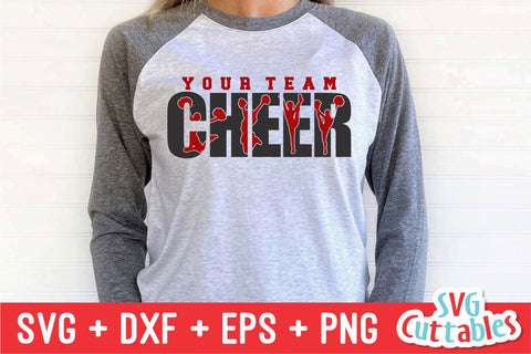 Cheer svg Cut File - Cheer Dad - Cheer Template 0048 - svg - eps - dxf - Cheerleader - Megaphone - Silhouette - Cricut - Digital Download SVG Svg Cuttables 