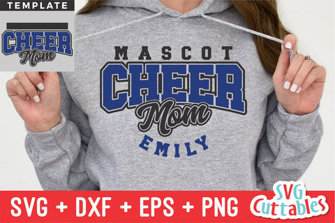 Cheer svg Cut File - Cheer Dad - Cheer Template 0059 - svg - eps - dxf - Cheerleader - Megaphone - Silhouette - Cricut - Digital Download SVG Svg Cuttables 