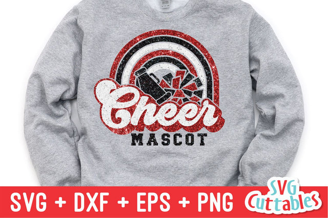 Cheer svg Cut File - Cheer Template 0056 - svg - eps - dxf - Cheerleader - Megaphone - Silhouette - Cricut - Digital Download SVG Svg Cuttables 