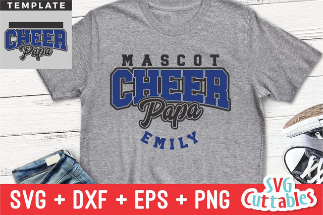 Cheer svg Cut File - Cheer Template 0064 - svg - eps - dxf - Cheerleader - Megaphone - Silhouette - Cricut - Digital Download SVG Svg Cuttables 