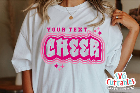 Cheer svg Cut File - Cheer Template 0066 - svg - eps - dxf - Cheerleader - Megaphone - Silhouette - Cricut - Digital Download SVG Svg Cuttables 