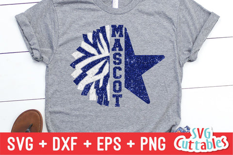 Cheer svg - Pom Pom - Cheer Star svg - eps - dxf - png - Cheerleader svg - Cut File - Silhouette - Cricut - Digital File SVG Svg Cuttables 