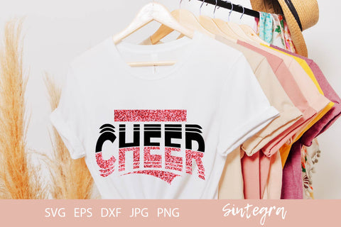Cheer SVG Shirt Template Design 001 Free For Commercial Use SVG Sintegra 