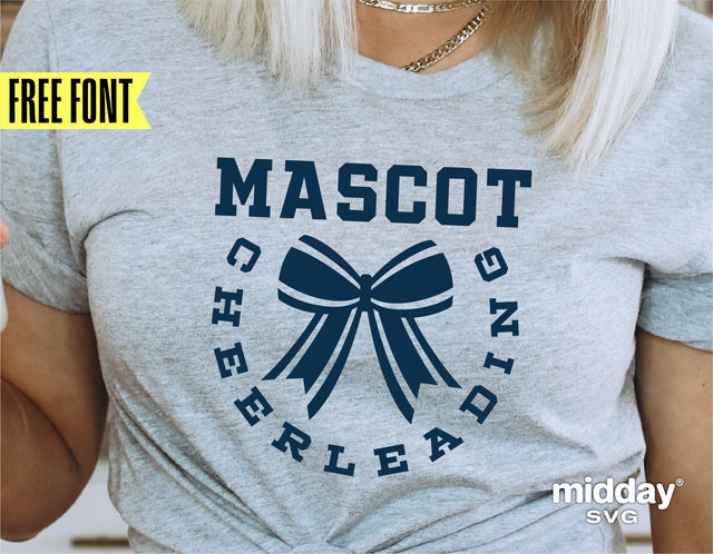 Cheer Team Template Svg, Png Dxf Eps, Cheerleader, Cheerleading Shirt For Team, Cheer Bow Svg, Cricut, Silhouette, Digital File, Sublimation SVG Midday SVG 