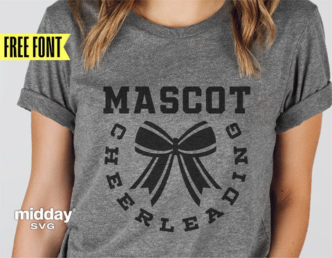 Cheer Team Template Svg, Png Dxf Eps, Cheerleader, Cheerleading Shirt For Team, Cheer Bow Svg, Cricut, Silhouette, Digital File, Sublimation SVG Midday SVG 