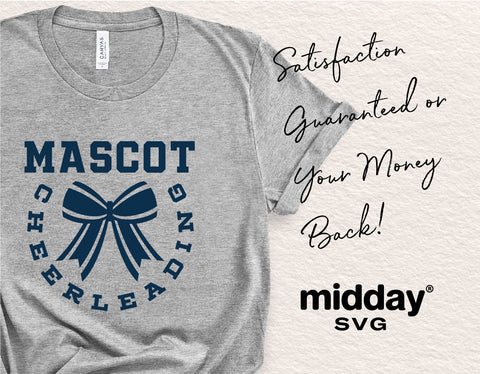 Cheer Team Template Svg, Png Dxf Eps, Cheerleader, Cheerleading Shirt For Team, Cheer Bow Svg, Cricut, Silhouette, Digital File, Sublimation SVG Midday SVG 