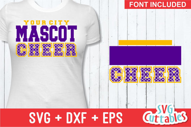 Cheer Template 0015 SVG Svg Cuttables 