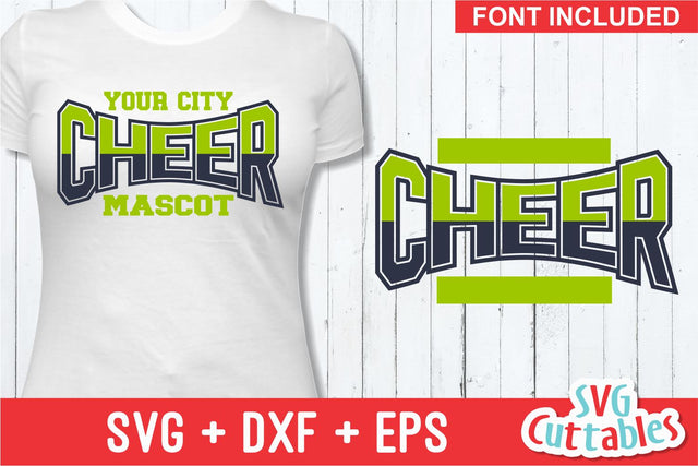 Cheer Template 0019 Svg Cuttables 