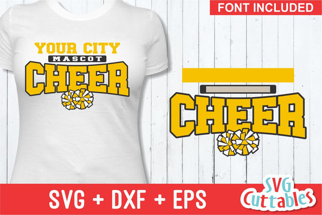 Cheer Template 0020 Svg Cuttables 