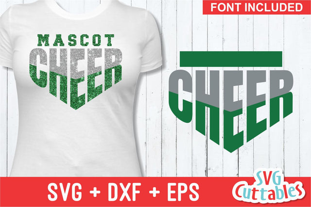 Cheer Template 0022 Svg Cuttables 