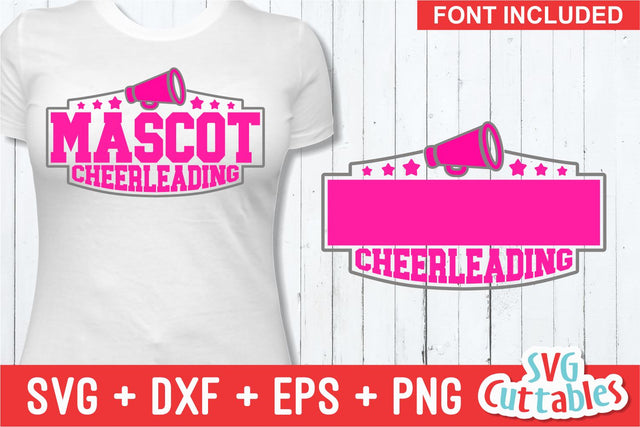 Cheer Template 0026 Svg Cuttables 