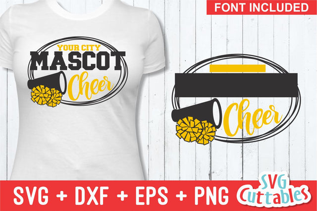 Cheer Template 0031 Svg Cuttables 