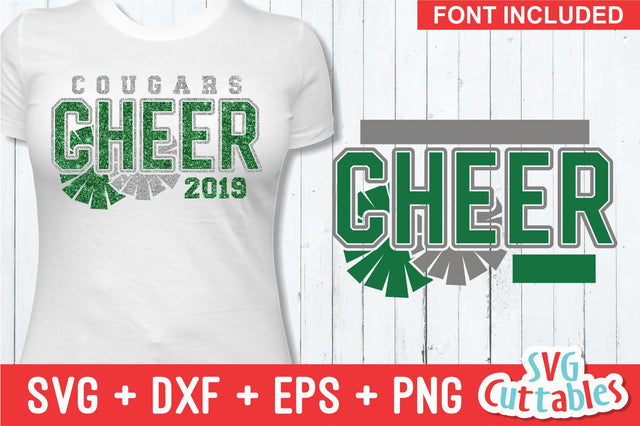 Cheer Template 0034 Svg Cuttables 