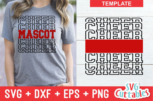 Cheer Template 0041 SVG Svg Cuttables 