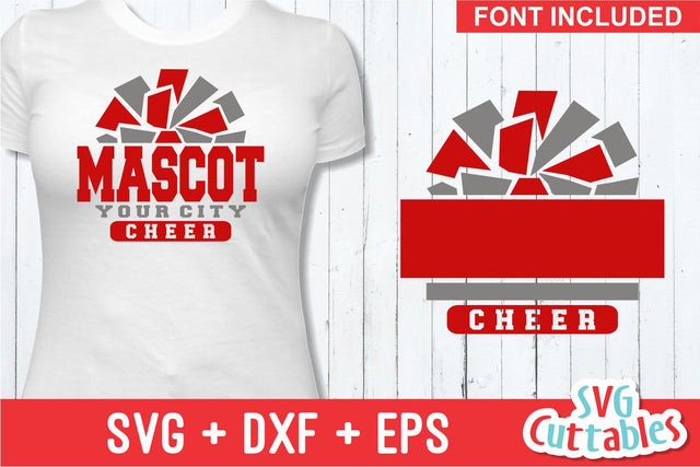Cheer Template 005 SVG Svg Cuttables 