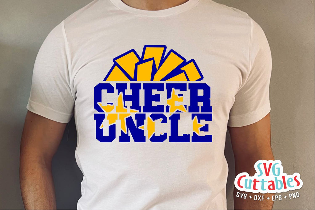 Cheer Uncle svg - Cheer Cut File - svg - dxf - eps - png - Cheer Cut F ...