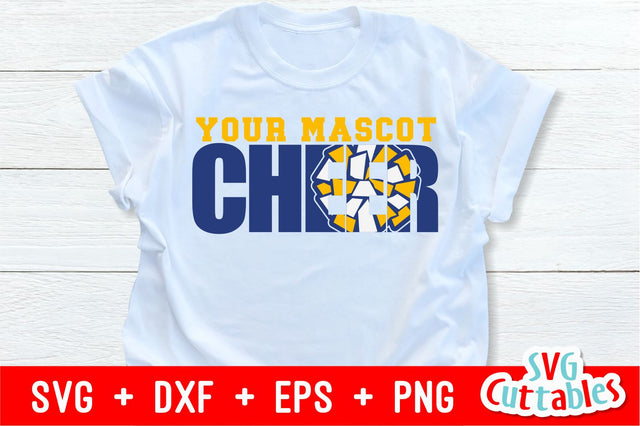 Cheer with Pom Pom SVG Svg Cuttables 