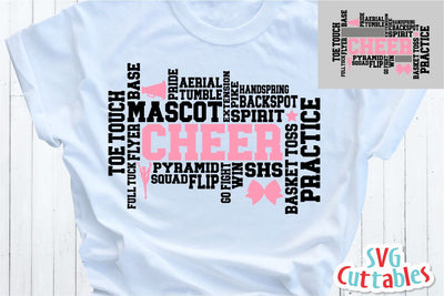 Cheer Word Art SVG Svg Cuttables 