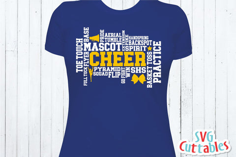Cheer Word Art SVG Svg Cuttables 