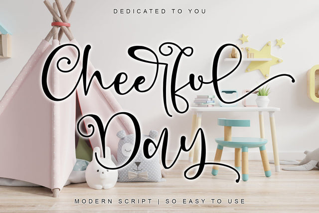Cheerful Day Font Letterara 