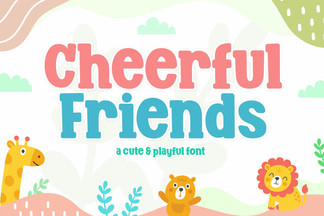 Cheerful Friends Font Hayletter Creative 