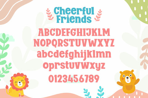 Cheerful Friends Font Hayletter Creative 