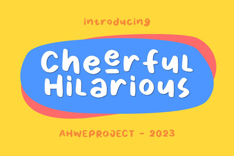 Cheerful Hilarious - Fun and Quirky Font ahweproject 
