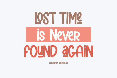 Cheerful Peach Font Sakha Design Studio 