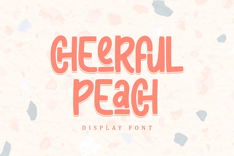 Cheerful Peach Font Sakha Design Studio 