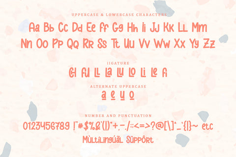 Cheerful Peach Font Sakha Design Studio 
