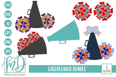 Cheerleader Bundle SVG Morgan Day Designs