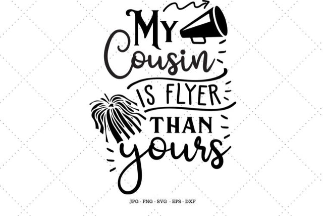 Cheerleader Shirt, Aunt Gift, cousin Gift, Gift Idea, Biggest Fan Svg, T Shirt Transfer, Gift for Aunt, Cheerleader Cheer SVG SVG Digital Designer 