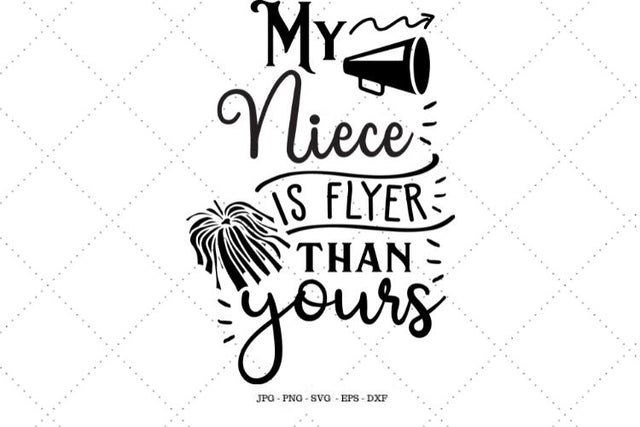 Cheerleader Shirt, Aunt Gift, Niece Gift, Gift Idea, Biggest Fan Svg, T Shirt Transfer, Gift for Aunt, Cheerleader Cheer SVG SVG Digital Designer 
