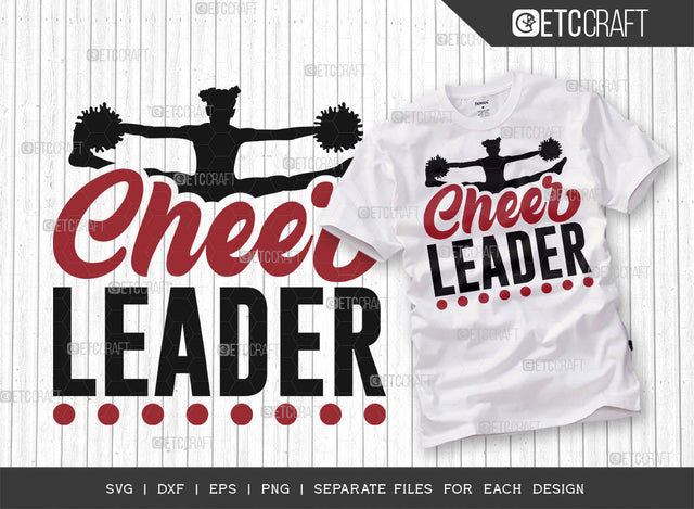 Cheerleader SVG Cut File, Cheerleading Svg, Cheer Svg, Cheer Life Svg, Cheer Team Svg, Cheer Quotes, ETC T00164 SVG ETC Craft 