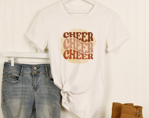 Cheerleading Sublimation Designs Bundle, 6 Designs, Cheerleader PNG Files, Cheer PNG, Eat Sleep Cheer Repeat PNG, Born To Cheer PNG Sublimation HappyDesignStudio 