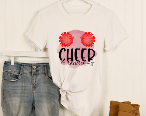 Cheerleading Sublimation Designs Bundle, 6 Designs, Cheerleader PNG Files, Cheer PNG, Eat Sleep Cheer Repeat PNG, Born To Cheer PNG Sublimation HappyDesignStudio 