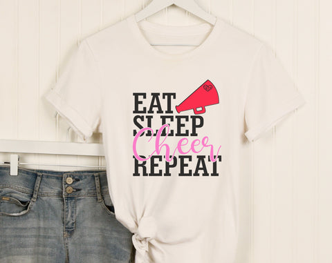 Cheerleading SVG Bundle, 6 Designs, Cheerleader SVG, Cheerleading Cut Files For Cricut, Silhouette, Cheer SVG, Love Cheerleading SVG, Born To Cheer SVG SVG HappyDesignStudio 